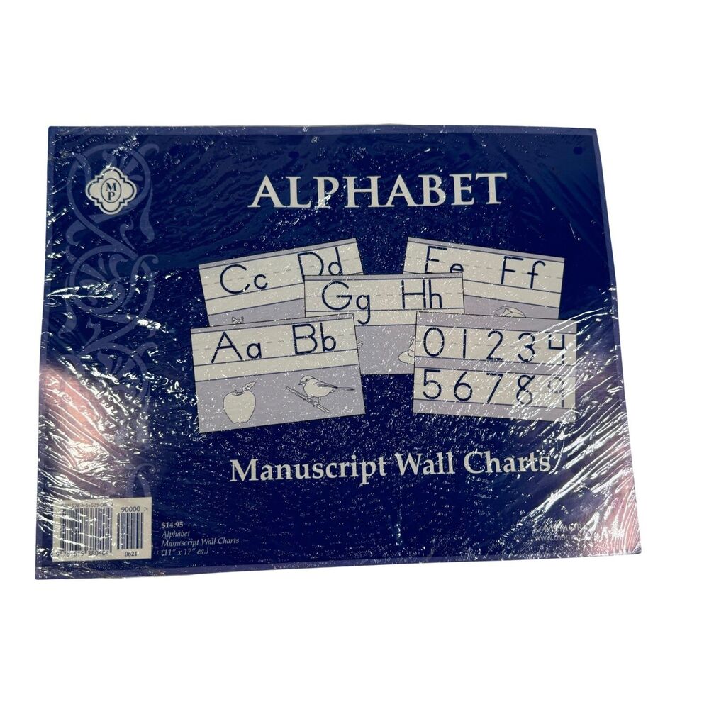 Alphabet Manuscript Wall Charts Memoria Press Kindergarten Education Learning